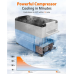 Car Fridge Portable 12V Refrigerator - 48 Quart (45L)