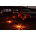 SlimK Roadside Safety Discs, LED Road Flares - Flashing Warning Light- Emergency Beacon - Magnetic Base for Car or Marine Boat 3 Pack