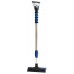 Mallory 581-E Telescoping 48" Sport Utility Snow Broom with Brush and Squeegee Head and Integrated Ice Scraper