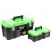 OEMTOOLS 22180 Tool Box Set Includes 19" Tool Box, 12.5" Tool Box with Removable Tool Tray