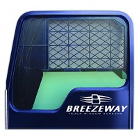 Breezeway Screens (2 window screens) Black Full Sized Truck Window Screen