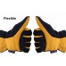 Winter Gloves - Deerskin Suede Leather Palm and Polar Fleece Back with Heatlok Insulated Cotton Layer