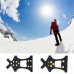 OuterStar Ice & Snow Grips Over Shoe/Boot Traction Cleat Rubber Spikes Anti Slip 10-Stud Crampons Slip-on Stretch Footwear
